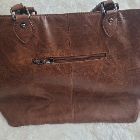 Antik Kraft leather shoulder tote bag - Picture 11 of 16